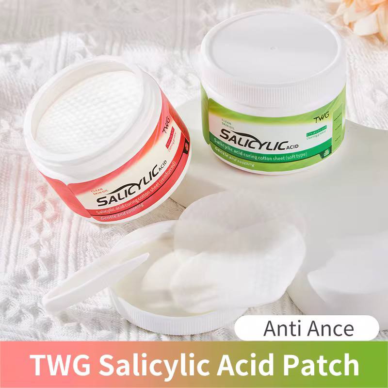 TWG Lot de 50 Tampons nettoyants pour le visage à l'acide Salicylique – Image 5